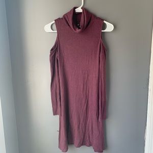 American eagle turtle neck Maroon dress